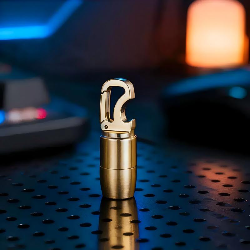 ⚙️ 4-in-1 Waterproof EDC Keychain Capsule Tool