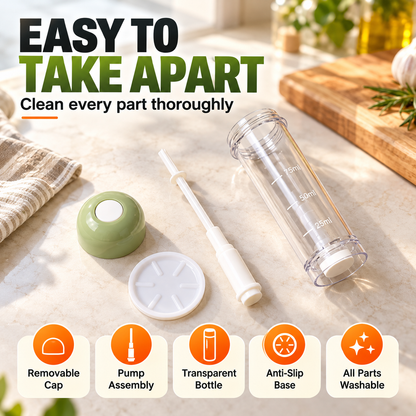 🌿 2-in-1 Nano Oil Sprayer & Dispenser for Healthy Cooking 🥗