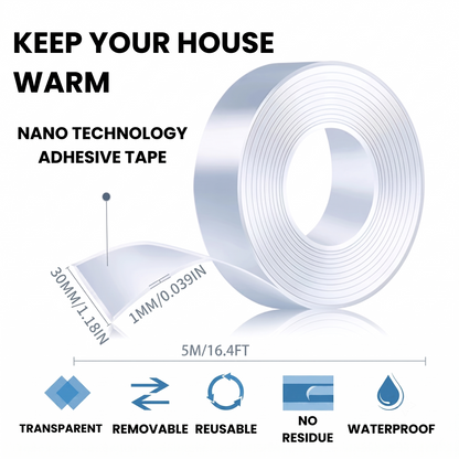 🛡️Universal Door Gap Seal Tape – Draft, Dust & Bug Blocker