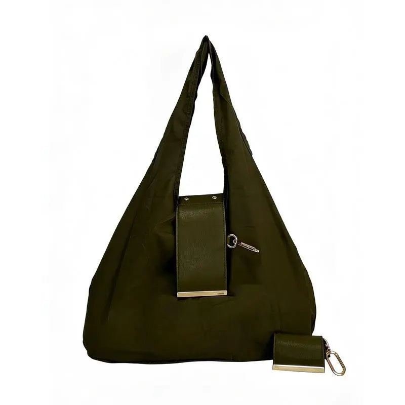 ⚡ Last Chance 49% OFF Grab-and-Go Foldable Bag | Portable Pocket Tote with Keychain 🛒