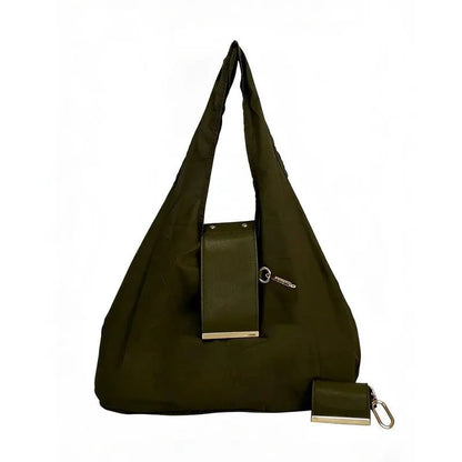 ⚡ Last Chance 49% OFF Grab-and-Go Foldable Bag | Portable Pocket Tote with Keychain 🛒