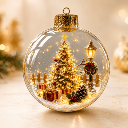 ✨ Magical Illuminated  Christmas Baubles – Bring Your Tree to Life!