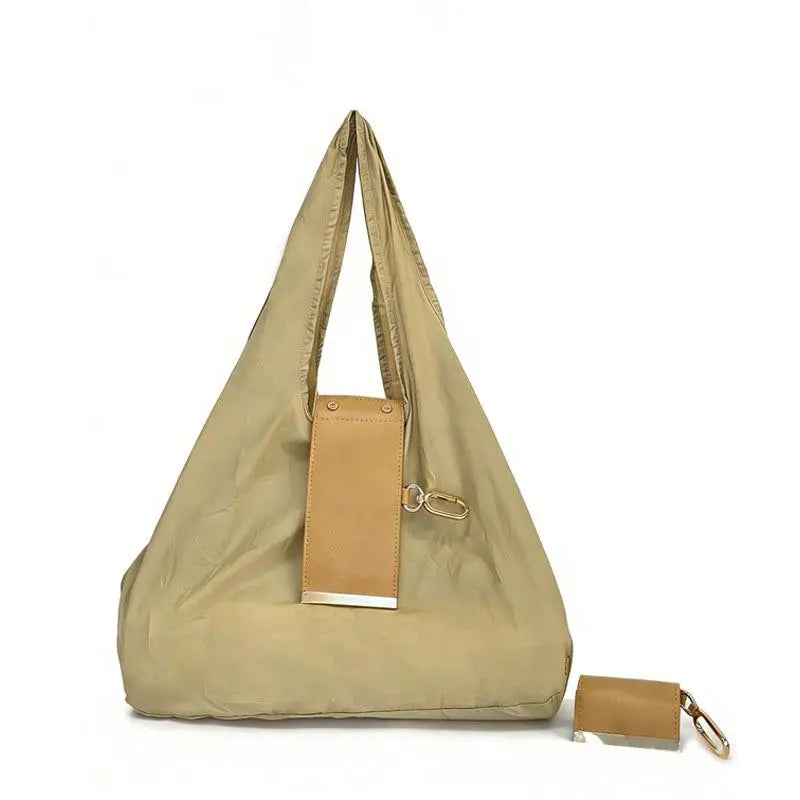 ⚡ Last Chance 49% OFF Grab-and-Go Foldable Bag | Portable Pocket Tote with Keychain 🛒