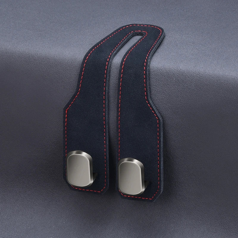 Car Headrest Hooks for Bags | Dual Hook Organizer