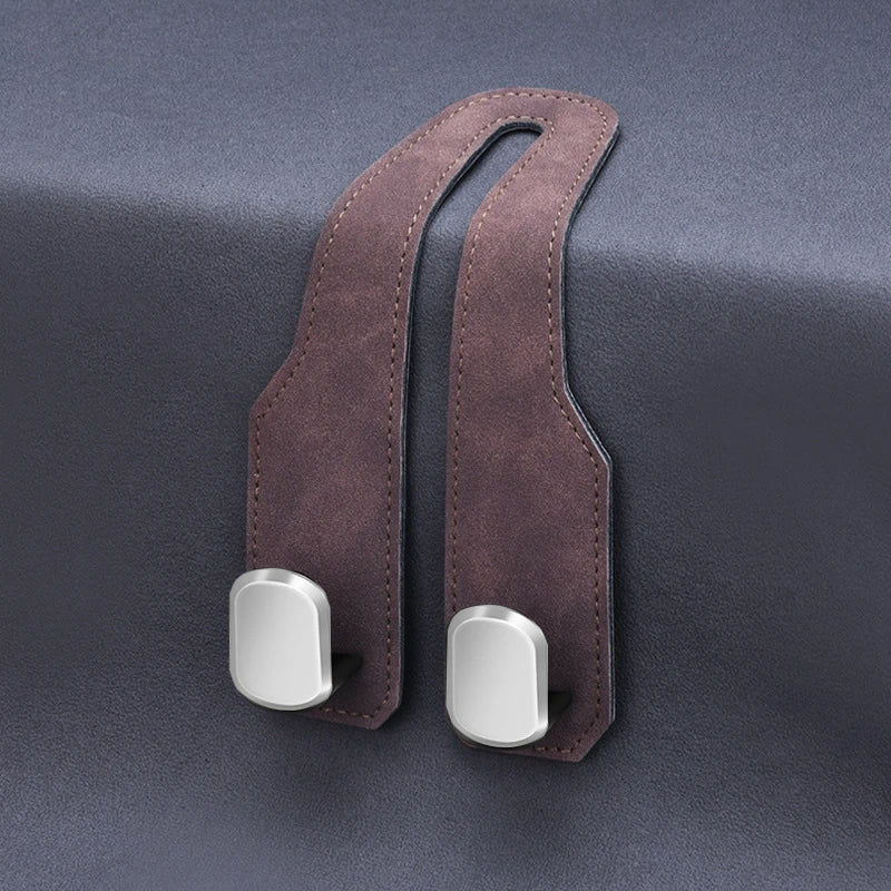 Car Headrest Hooks for Bags | Dual Hook Organizer