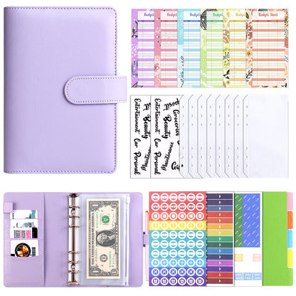 A6 Budget Binder with Cash Envelopes & Budget Sheets