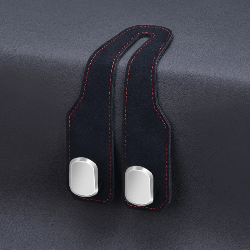 Car Headrest Hooks for Bags | Dual Hook Organizer