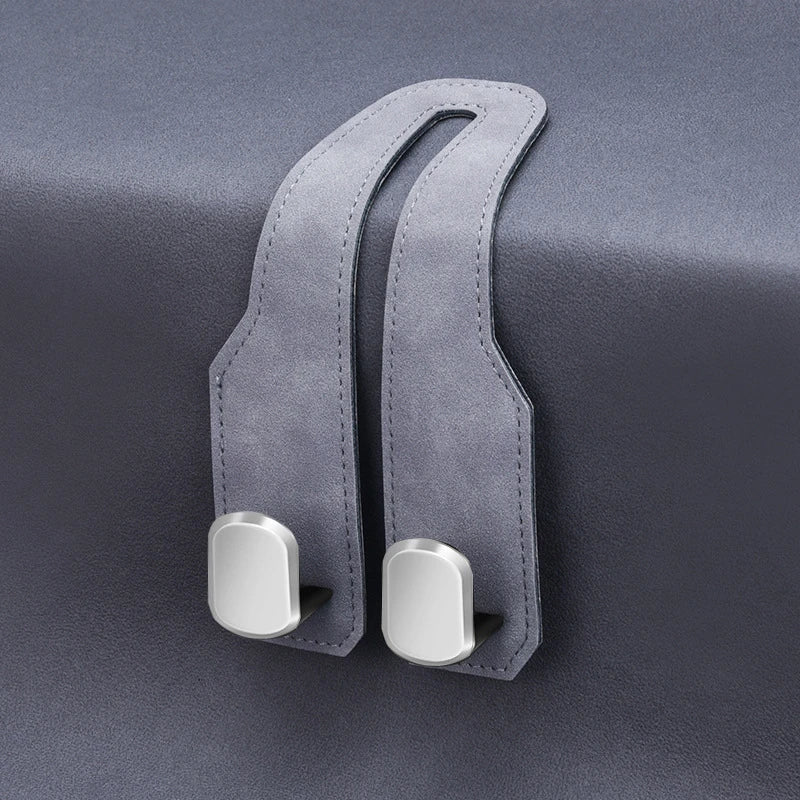 Car Headrest Hooks for Bags | Dual Hook Organizer