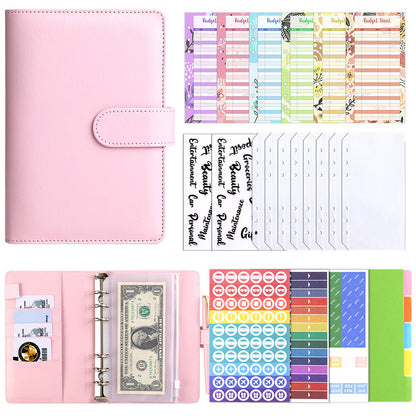 A6 Budget Binder with Cash Envelopes & Budget Sheets