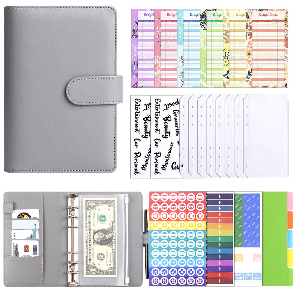 A6 Budget Binder with Cash Envelopes & Budget Sheets