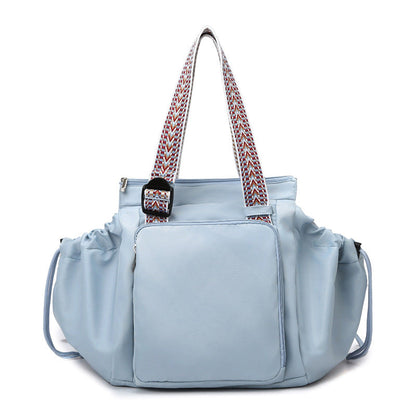 Expandable Tote Bag for Women – Large Capacity Multi-Pocket Work & Travel Bag