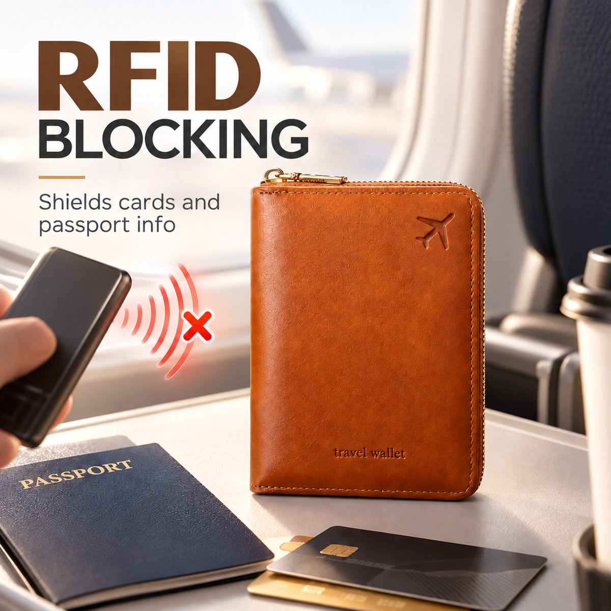 🛡️ Ultimate RFID Anti-Theft Passport & Card Organizer