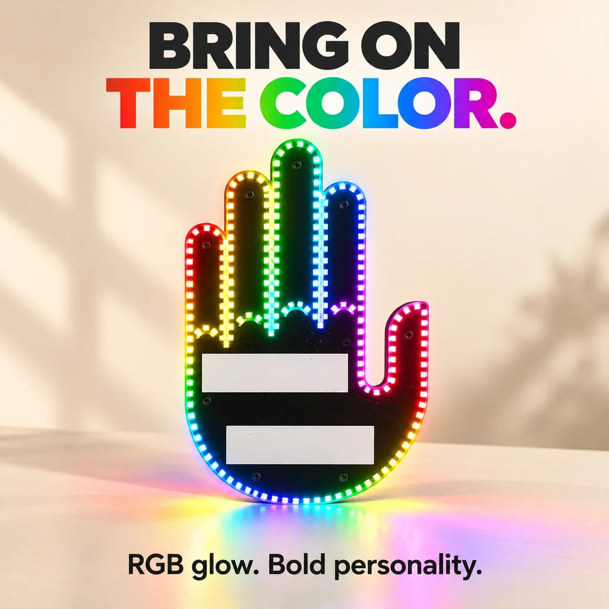 RGB LED Gesture Light with Remote ✋ 4 Fun Gestures