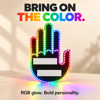 RGB LED Gesture Light with Remote ✋ 4 Fun Gestures