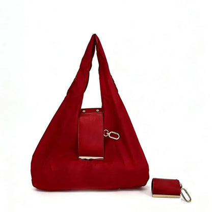 ⚡ Last Chance 49% OFF Grab-and-Go Foldable Bag | Portable Pocket Tote with Keychain 🛒