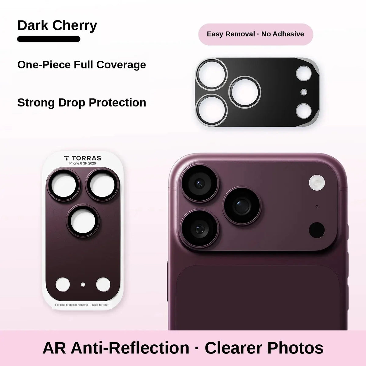 One-Piece Camera Lens Protector for iPhone | Slim & Clear