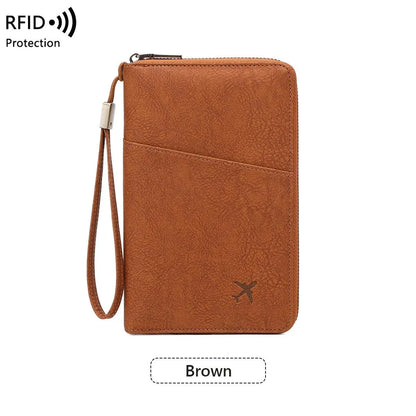 RFID Travel Document Organizer Passport Wallet – 8 Colors