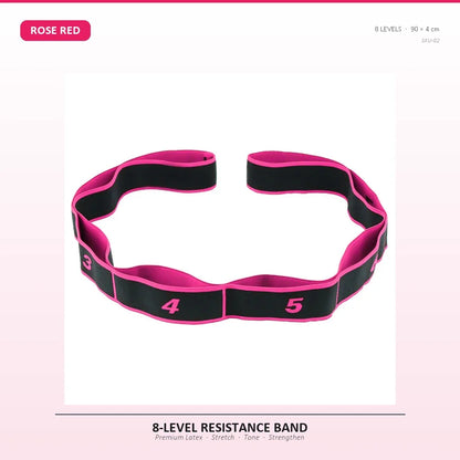 Multi-Ring Resistance Bands for Stretching & Training