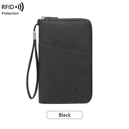 RFID Travel Document Organizer Passport Wallet – 8 Colors