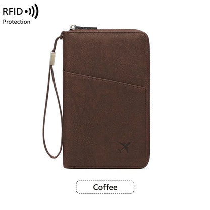 RFID Travel Document Organizer Passport Wallet – 8 Colors
