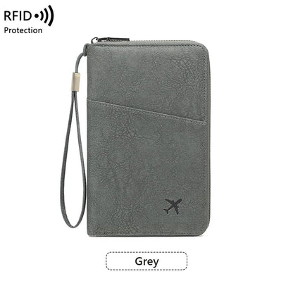 RFID Travel Document Organizer Passport Wallet – 8 Colors