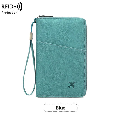 RFID Travel Document Organizer Passport Wallet – 8 Colors