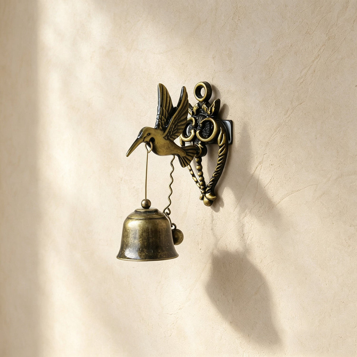 🔔 Vintage Animal Wall Bell – Rustic Bronze-Style Accent for Doors, Porches & Gardens 🌿
