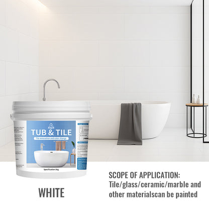 🎨 Water-Based Tile Recoloring Paint – Bathroom Ceramic & Glass Refresh