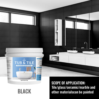 🎨 Water-Based Tile Recoloring Paint – Bathroom Ceramic & Glass Refresh