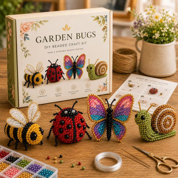 💀 Cute Portable 3D Beaded Skeleton DIY Kit