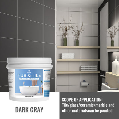 🎨 Water-Based Tile Recoloring Paint – Bathroom Ceramic & Glass Refresh