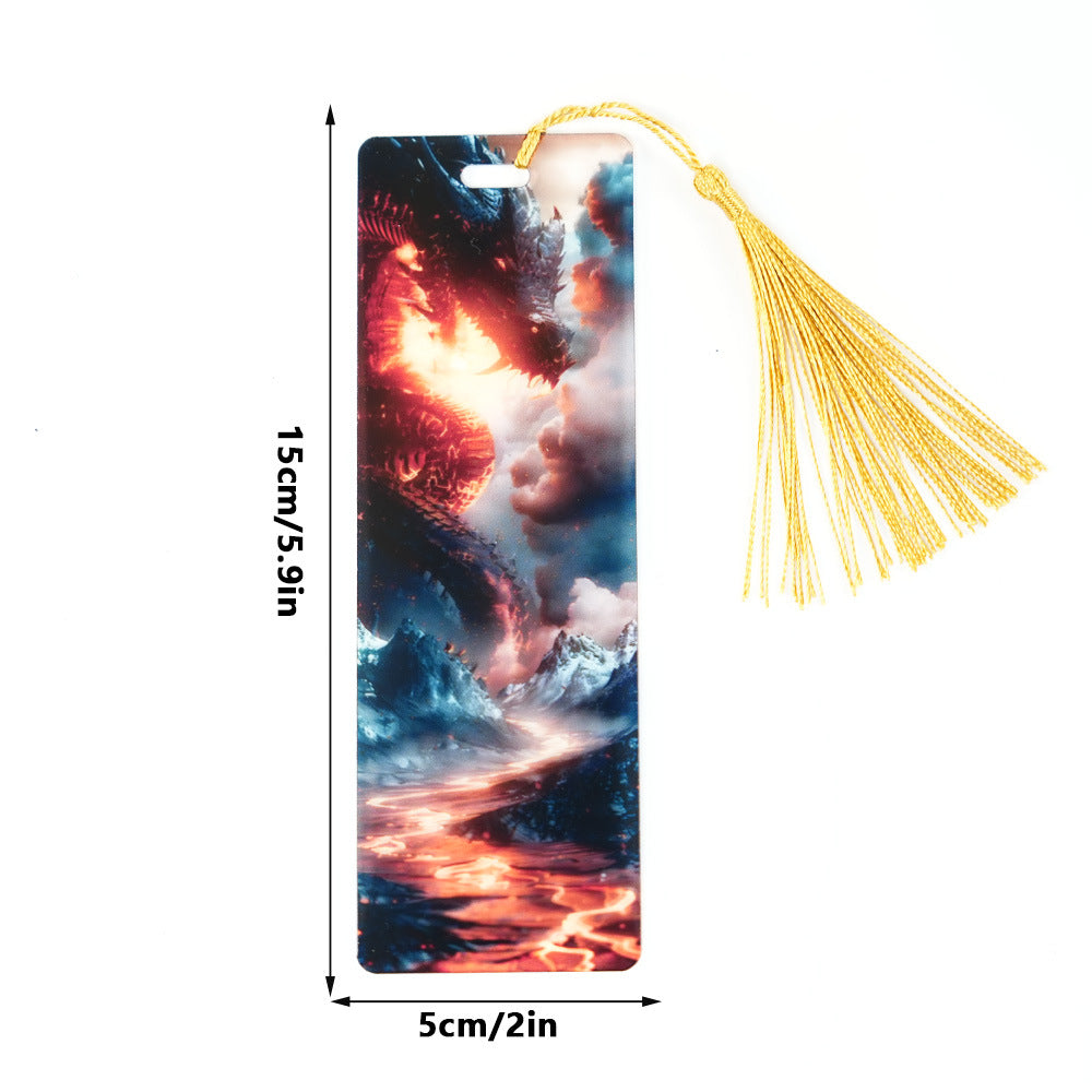 2-PACK-Handcrafted Stained-Glass Acrylic Bookmarks 🔖✨