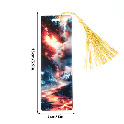 2-PACK-Handcrafted Stained-Glass Acrylic Bookmarks 🔖✨