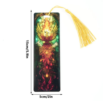 2-PACK-Handcrafted Stained-Glass Acrylic Bookmarks 🔖✨
