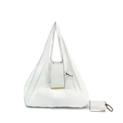 ⚡ Last Chance 49% OFF Grab-and-Go Foldable Bag | Portable Pocket Tote with Keychain 🛒