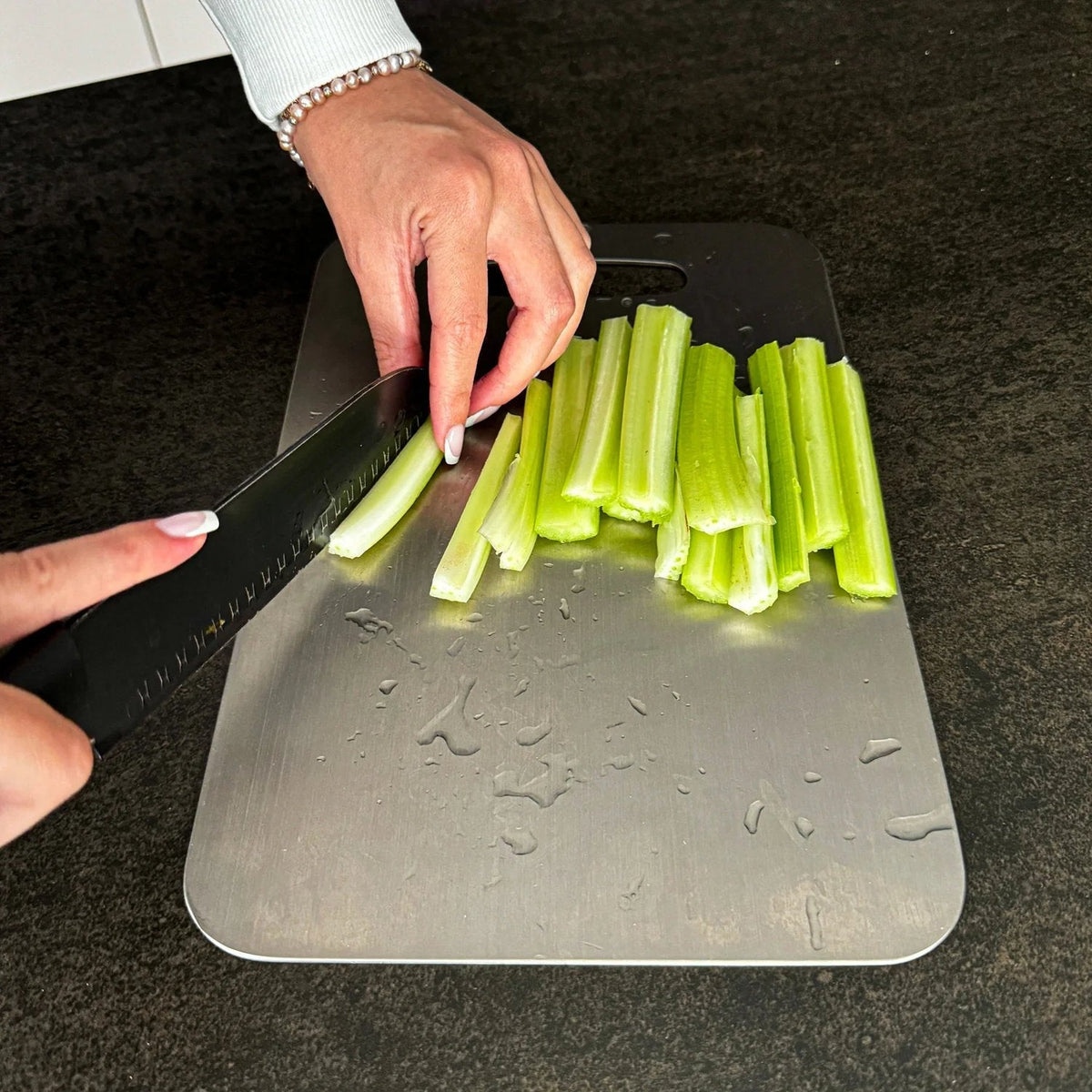 The Pro-Chef Alloy Double Sided Cutting Board
