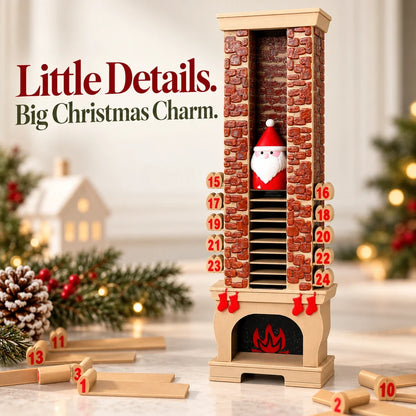 Santa Chimney Advent Calendar – 24-Day Christmas Countdown 🎄