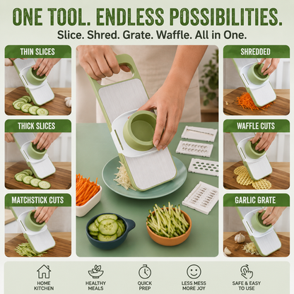 Magic Multi-Blade Kitchen Slicer & Grater Set 🥕