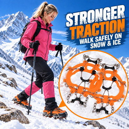 Anti-Slip Snow Shoe Chains for Ice and Hiking 🏔️