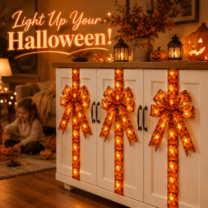🎃LED Halloween Door & Cabinet Bows