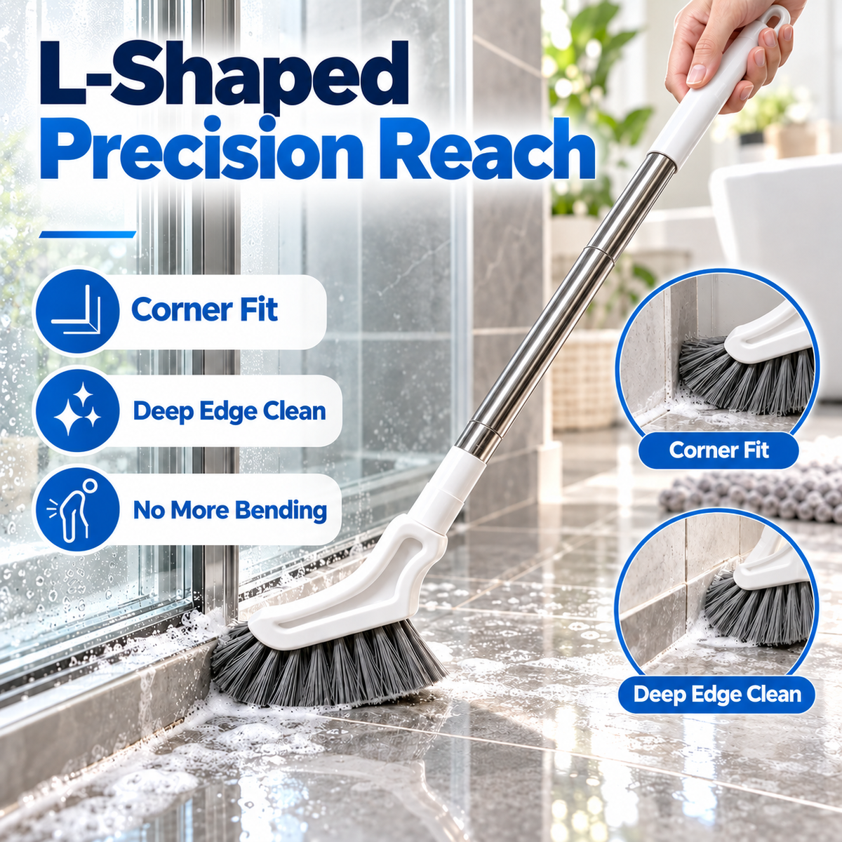 ✨ Extendable Gap Cleaning Brush – Reach Every Hidden Corner Effortlessly!