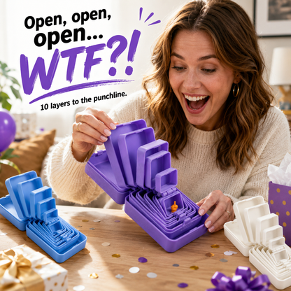 The Ultimate Surprise Gag Box 🖕 Hidden Middle Finger Nesting Boxes