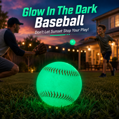 Glow-in-the-Dark Regulation Baseball — The Ultimate Night Backyard Game ⚾✨