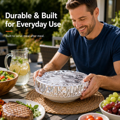 🏠 Reusable Aluminum Foil Insulation Cover – Keep Heat In ❄️