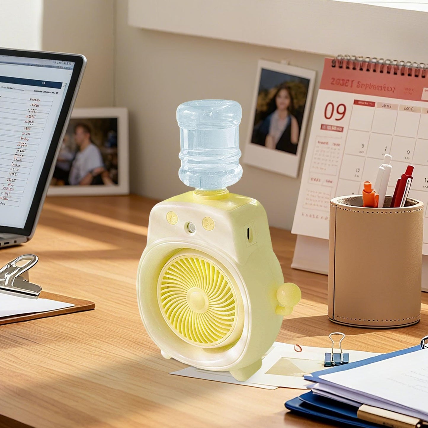 Portable Desk Misting Fan & Mini Humidifier
