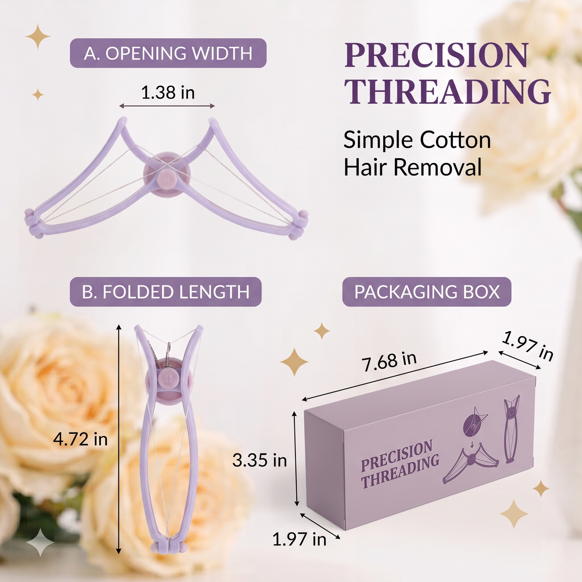 Painless Facial Hair Threading Tool (Eco-Friendly)