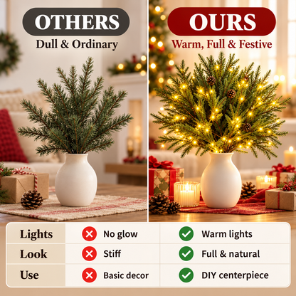 🎄 Artificial Pine Branches – DIY Christmas Greenery & Holiday Decor