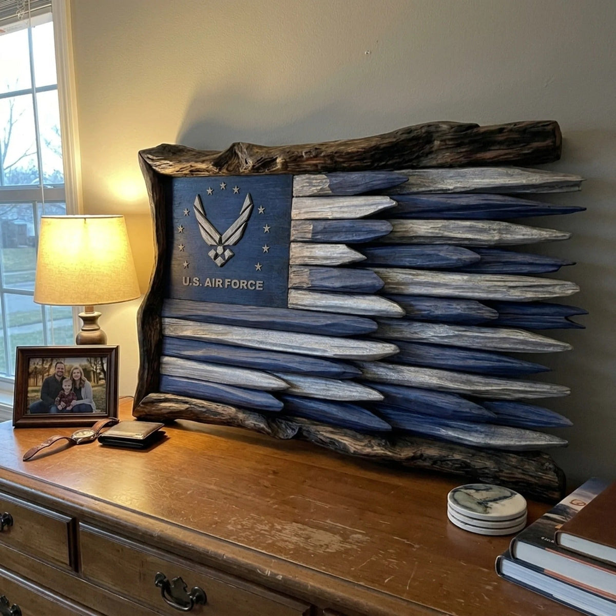 🎖️ Handcrafted Rustic Military Flags