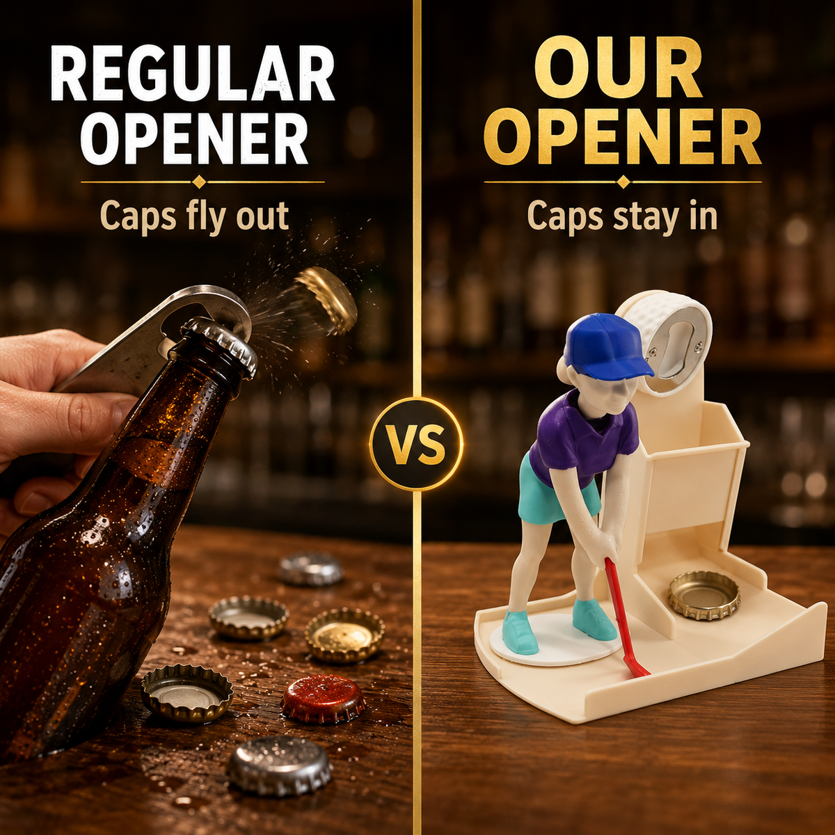 🍻 Hole-in-One Funny Golf Bottle Opener