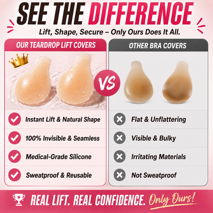 ✨ Natural Lift Invisible Breast Covers | Seamless & Reusable Nipple Pasties